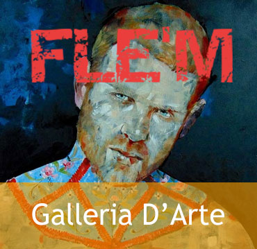 FLE'M parrucchiere in una galleria d'arte per una nuova esperienza estetica e creativa.